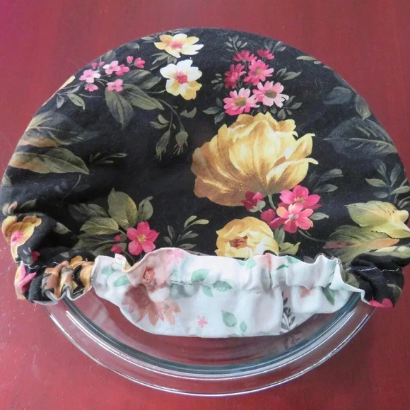 Kitchenaid Bowl Cover Reversible Cottage Rose and Pink Floral Mixer Cover - Picture 5 of 6